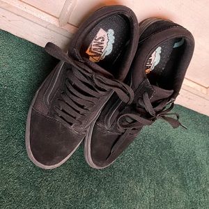 Black Comfy Cush Vans Mens 10.5